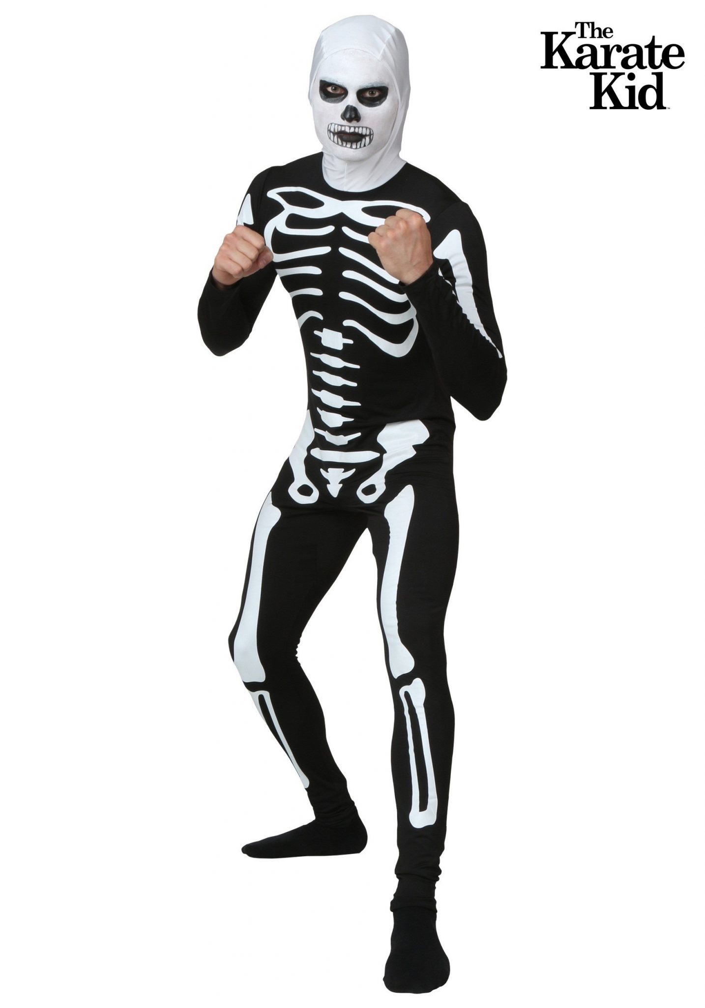 2022 Fun Costumes Adult Karate Kid Skeleton Costume Suit on promotion ...